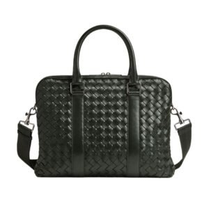 BOTTEGA VENETA SLIM INTRECCIATE BRIEFCASE