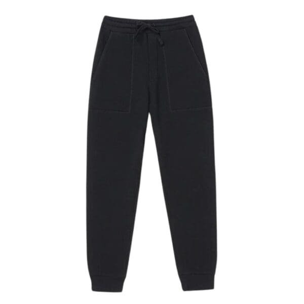 NANUSHKA SHAY ORGANICALLY GROWN COTTON SWEATPANTS BLACK - Image 2