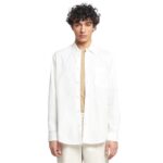 NANUSHKA KALEB LIGHT POPLIN SHIRT WHITE