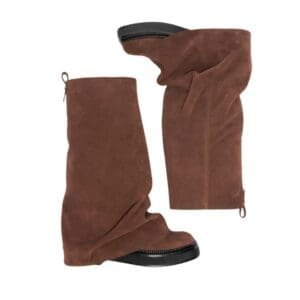 THE ATTICO ”ROBIN” CHOCOLATE COMBAT BOOT