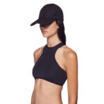 THE ATTICO BLACK BASEBALL CAP