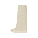 GIVENCHY SHARK LOCK BIKER ANKLE BOOTS IN GRAINED LEATHER