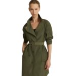 YVES SALOMON OVERSIZED COAT IN TECHNICAL FABRIC