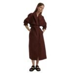 YVES SALOMON TECHNICAL FABRIC TRENCH COAT