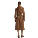 YVES SALOMON LONG LEATHER TRENCH COAT