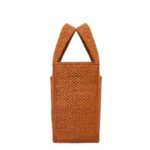 LOEWE FONT TOTE SMALL BAG IN RAFFIA