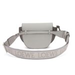 LOEWE GATE DUAL MINI BAG IN SOFT CALFSKIN AND JACQUARD