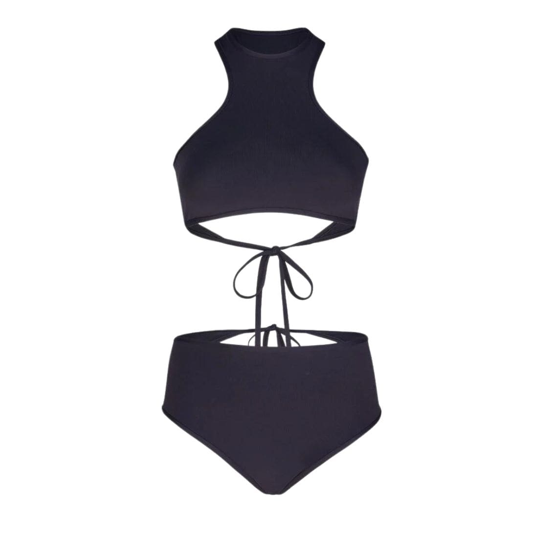 THE ATTICO BLACK BIKINI