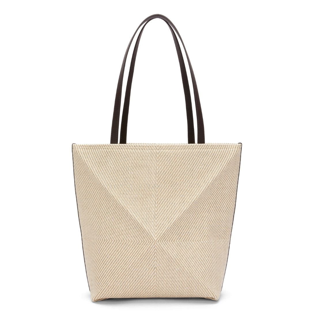 LOEWE PUZZLE FOLD TOTE BAG IN COTTON JACQUARD