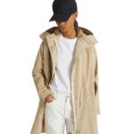 YVES SALOMON COTTON-BLEND FISHTAIL PARKA