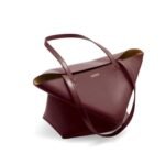 LOEWE PUZZLE FOLD TOTE BAG IN SHINY CALFSKIN