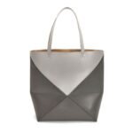 LOEWE PUZZLE FOLD TOTE XL BAG IN SHINY CALFSKIN