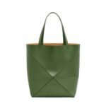 LOEWE PUZZLE FOLD TOTE XL BAG IN SHINY CALFSKIN