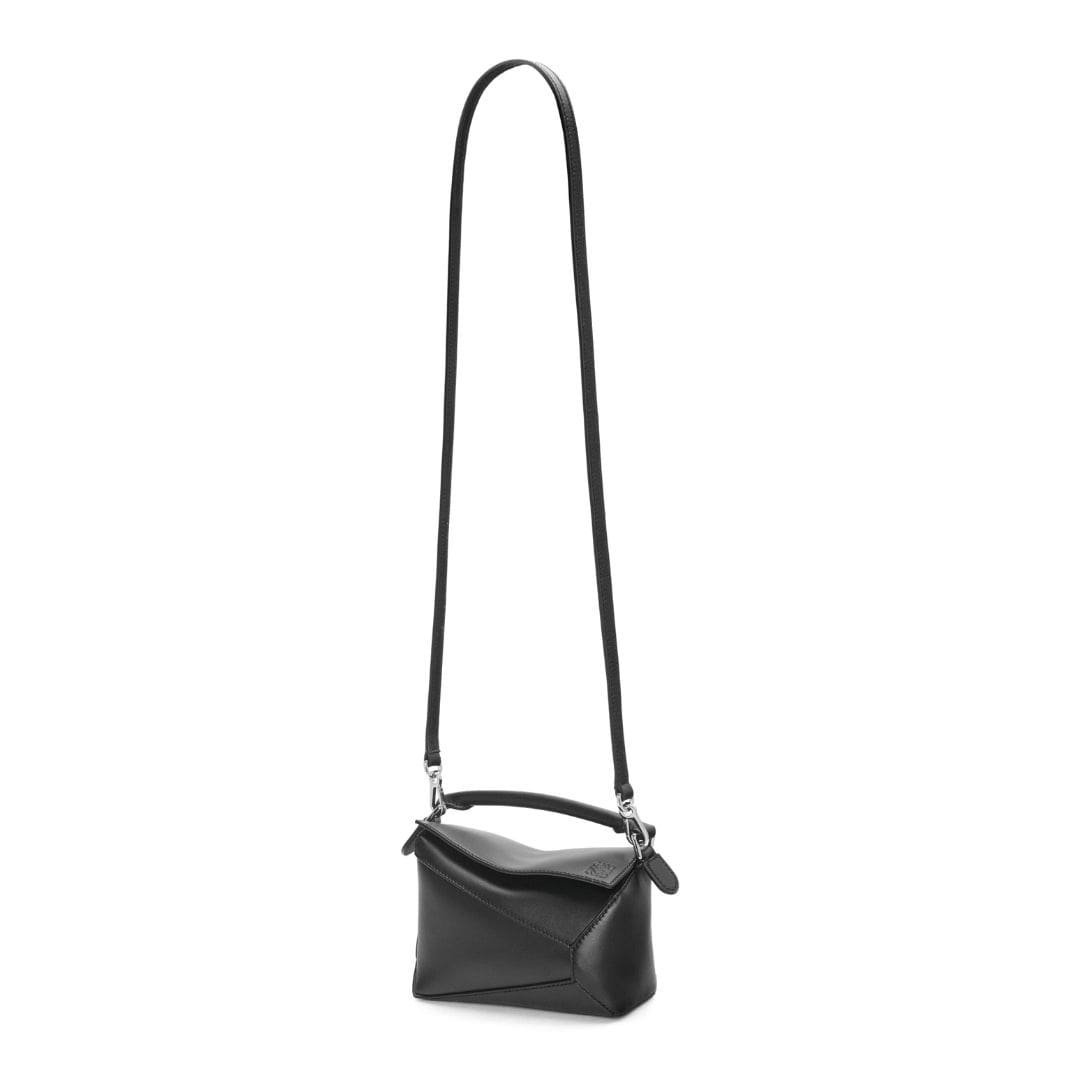 LOEWE MINI PUZZLE BAG IN SATIN CALFSKIN