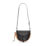 LOEWE SMALL GATE BAG IN SOFT CALFSKIN AND JACQUARD