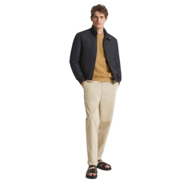 YVES SALOMON DOWN-FILLED TECHNICAL FABRIC BLOUSON