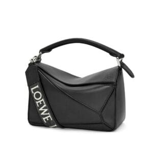 LOEWE SMALL PUZZLE BAG IN SATIN CALFSKIN
