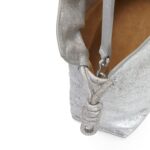 LOEWE MINI FLAMENCO CLUTCH BAG IN METALLIC