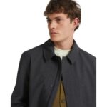 YVES SALOMON TECHNICAL COLD WOOL MAC COAT