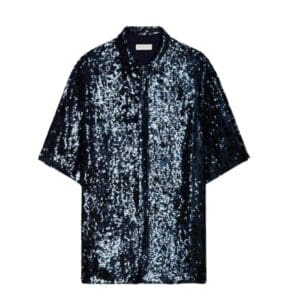 DRIES VAN NOTEN EMBELISHED SHIRT