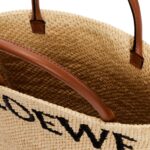 LOEWE STANDARD A4 TOTE BAG IN RAFFIA