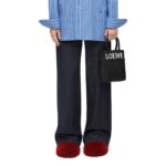 LOEWE STANDARD A5 TOTE BAG IN RAFFIA