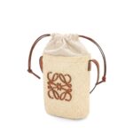 LOEWE SQUARE POCKET IN WRATH PALM AND CALFSKIN