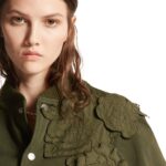 DSQUARED2 BLOSSOM PATCH VARSITY BOMBER