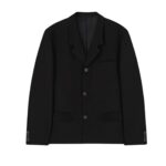 NANUSHKA ROX DOUBLE SUITING BLAZER BLACK