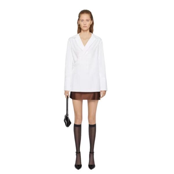GIVENCHY WRAP SHIRT IN POPLIN