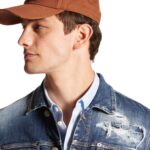 DSQUARED2 DARK RIPPED CAST WASH DENIM DAN JACKET