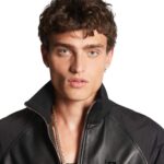 DSQUARED2 MIXED LEATHER BOMBER