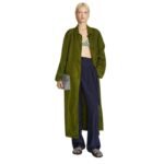 DRIES VAN NOTEN LOOSE FIT MAC GREEN