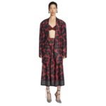 DRIES VAN NOTEN OVERSIZED BLAZER RED