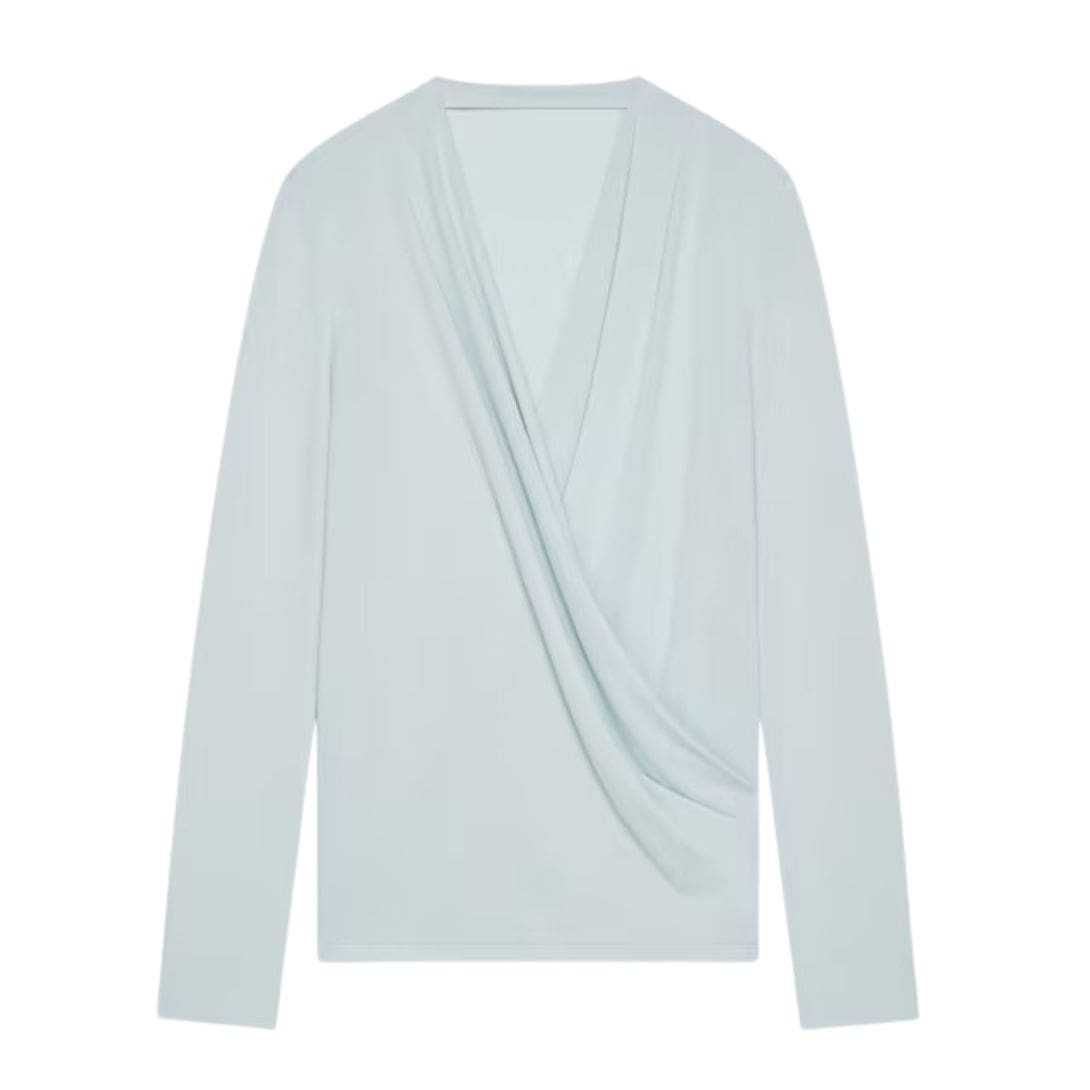 GIVENCHY DRAPED BLOUSE IN JERSEY