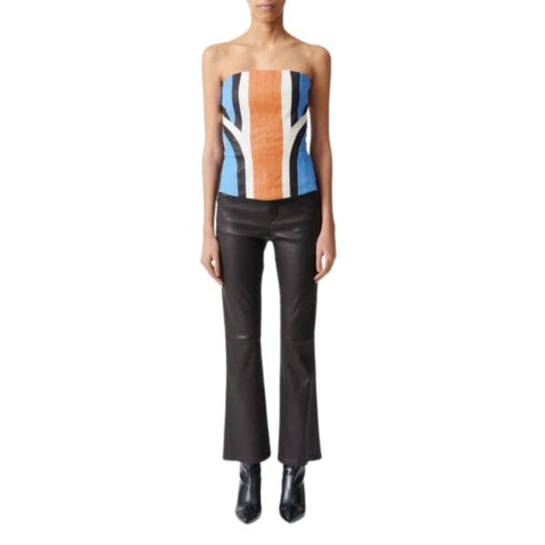 STOULS RENZO BUSTIER LEATHER BUSTIER