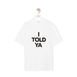 LOEWE RELAXED FIT T SHIRT IN COTTON