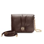 LOEWE GOYA PUFFER BAG IN SHINY LAMBSKIN