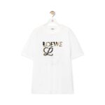 LOEWE RELAXED FIT T SHIRT IN COTTON