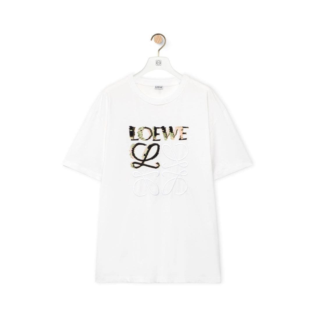 LOEWE RELAXED FIT T SHIRT IN COTTON