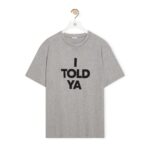 LOEWE RELAXED FIT T SHIRT IN COTTON