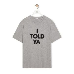 LOEWE RELAXED FIT T SHIRT IN COTTON