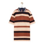 LOEWE OVERSIZED FIT POLO IN COTTON AND LINEN
