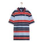 LOEWE OVERSIZED FIT POLO IN COTTON AND LINEN