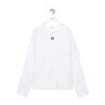 LOEWE OVERSIZED FIT LONG SLEEVE T SHIRT IN COTTON