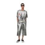 LOEWE LOOSE FIT T SHIRT IN SEQUINS