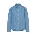 MAGDA BUTRYM CLASSIC OVERSIZED DENIM SHIRT IN LIGHT BLUE