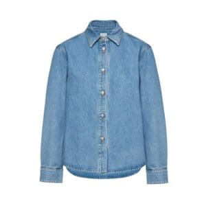 MAGDA BUTRYM CLASSIC OVERSIZED DENIM SHIRT IN LIGHT BLUE