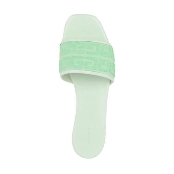 GIVENCHY 4G flat mules in 4G cotton towelling 1