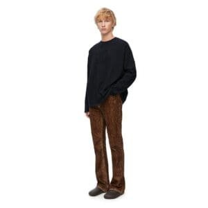 LOEWE LOOSE FIT LONG SLEEVE T SHIRT IN COTTON